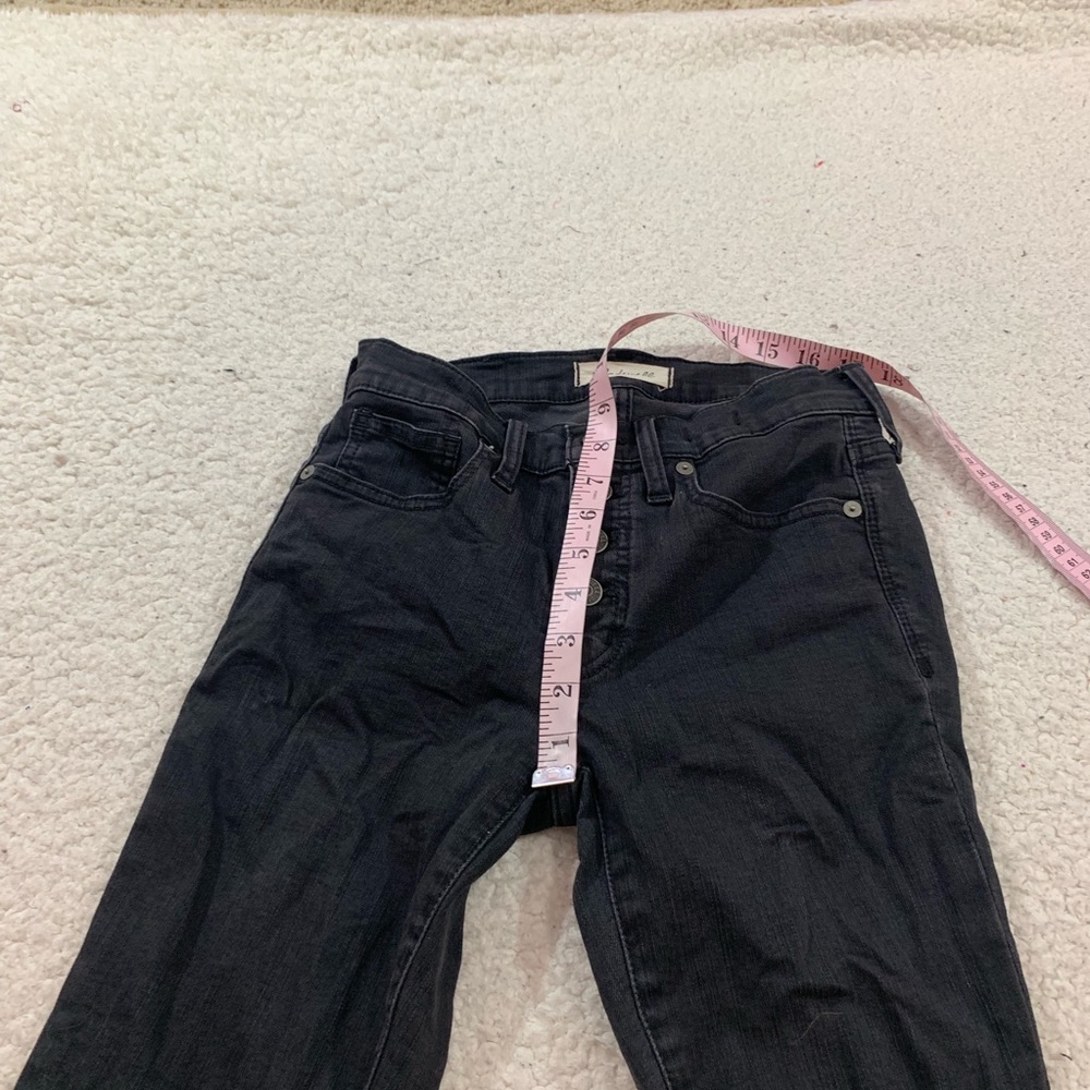 Madewell Berkeley black button through skinny jean - Picture 6 of 7